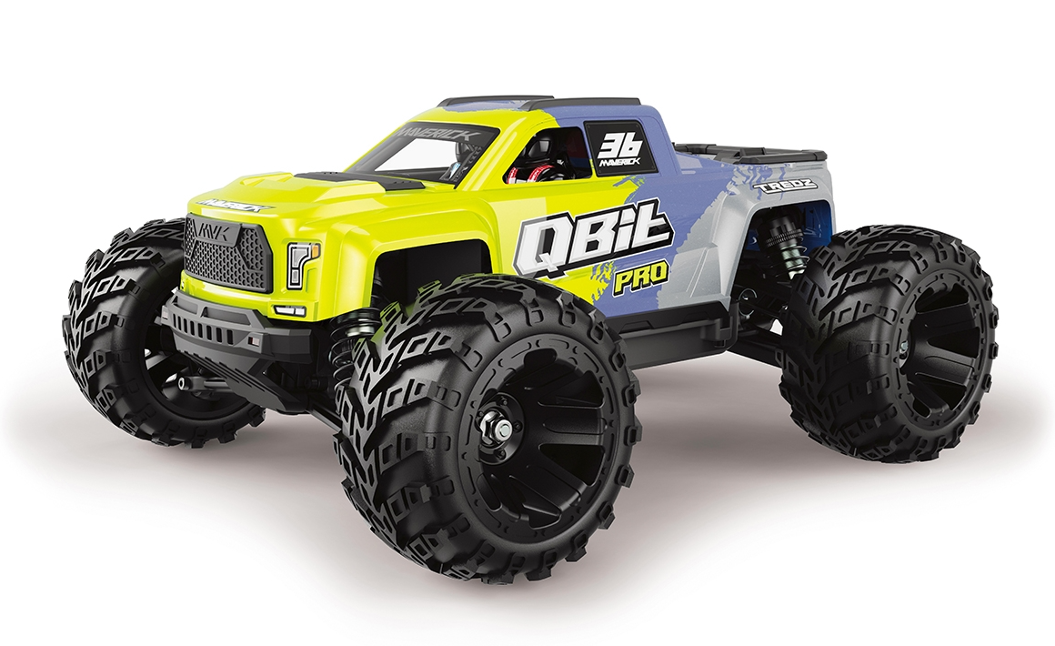 Maverick 1/16 QBit MT Pro FlGreen w/b&c