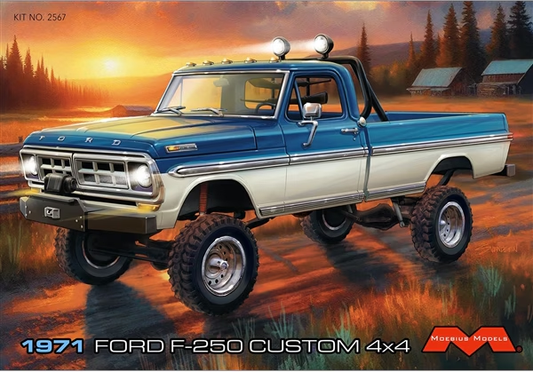 Moebius 1/25 71 Ford F-250 Lifted 4x4