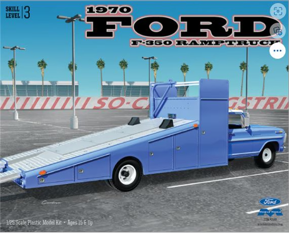Moebius 1/25 '70 Ford F350 Ramp Truck