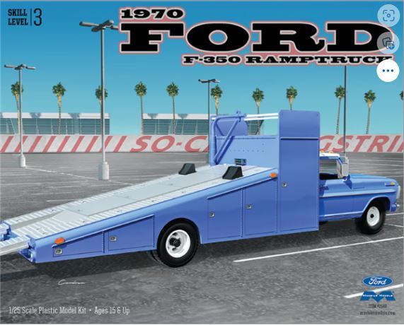 Moebius 1/25 '70 Ford F350 Ramp Truck
