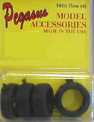 Pegasus 1/24 520 Whitewall Tyres