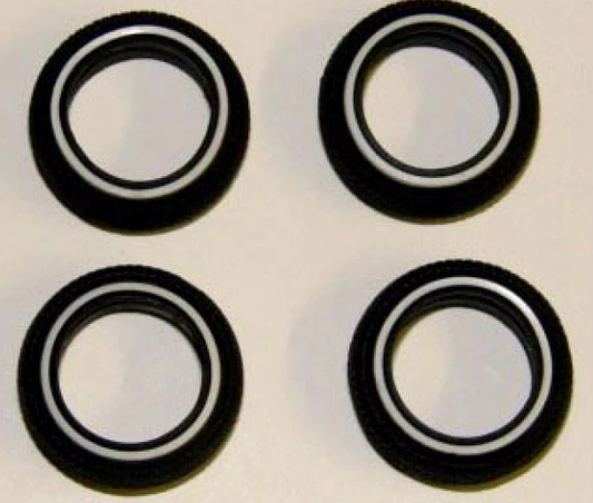 Pegasus 1/24 520 Whitewall Tyres