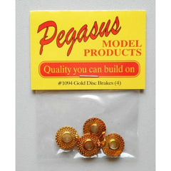 Pegasus 1/24 Disc & Caliper 19" Gold(4