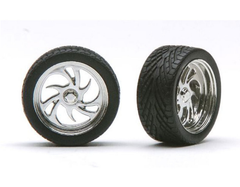 Pegasus 1/24 "Diablo's" Rims w Tyres