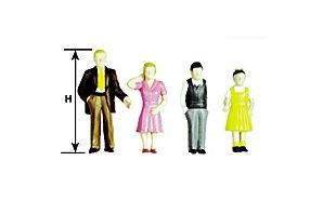 TheHobbyWarehouse HO/OO Pntd Family Figures(9)