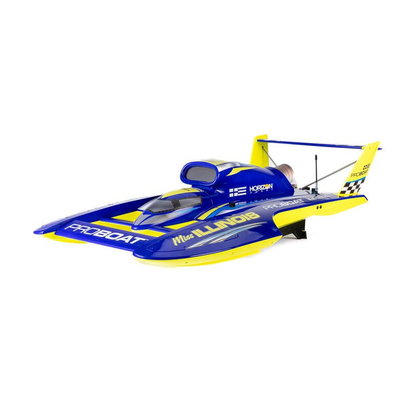34 Inch Pro Boat Miss Illinois U-34 Unlimited Hydro 8S, 113kph RC Boat
