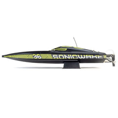 36" Pro Boat Sonicwake V3 Self Righting 96+ KPH Black/Green by Proboat