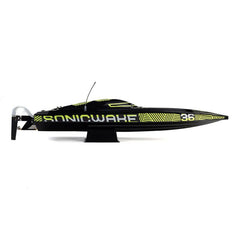 36" Pro Boat Sonicwake V3 Self Righting 96+ KPH Black/Green by Proboat