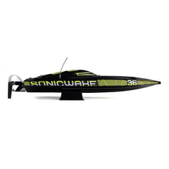 36" Pro Boat Sonicwake V3 Self Righting 96+ KPH Black/Green by Proboat