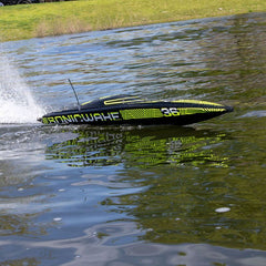 36" Pro Boat Sonicwake V3 Self Righting 96+ KPH Black/Green by Proboat