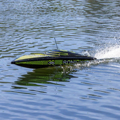 36" Pro Boat Sonicwake V3 Self Righting 96+ KPH Black/Green by Proboat