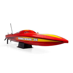 36" Pro Boat Sonicwake V3 Self Righting 96+ KPH Red/Yellow by Proboat