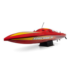 36" Pro Boat Sonicwake V3 Self Righting 96+ KPH Red/Yellow by Proboat