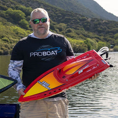 36" Pro Boat Sonicwake V3 Self Righting 96+ KPH Red/Yellow by Proboat