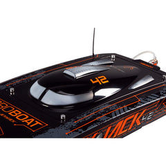 Blackjack 42-inch Brushless 8S Catamaran, Black/Orange:RTR 55+ Mph by Pro Boat