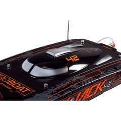 Blackjack 42-inch Brushless 8S Catamaran, Black/Orange:RTR 55+ Mph by Pro Boat