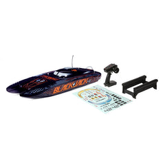 Blackjack 42-inch Brushless 8S Catamaran, Black/Orange:RTR 55+ Mph by Pro Boat