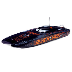 Blackjack 42-inch Brushless 8S Catamaran, Black/Orange:RTR 55+ Mph by Pro Boat