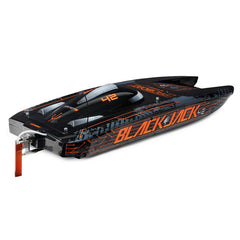 Blackjack 42-inch Brushless 8S Catamaran, Black/Orange:RTR 55+ Mph by Pro Boat
