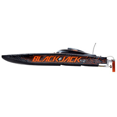 Blackjack 42-inch Brushless 8S Catamaran, Black/Orange:RTR 55+ Mph by Pro Boat