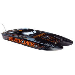 Blackjack 42-inch Brushless 8S Catamaran, Black/Orange:RTR 55+ Mph by Pro Boat