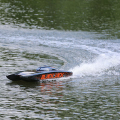 Blackjack 42-inch Brushless 8S Catamaran, Black/Orange:RTR 55+ Mph by Pro Boat