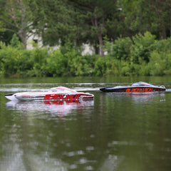 Blackjack 42-inch Brushless 8S Catamaran, Black/Orange:RTR 55+ Mph by Pro Boat