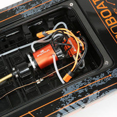 Blackjack 42-inch Brushless 8S Catamaran, Black/Orange:RTR 55+ Mph by Pro Boat