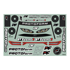 PTzero1 Light Weight (0.65mm) Clear Body for 190mm TC by Protoform
