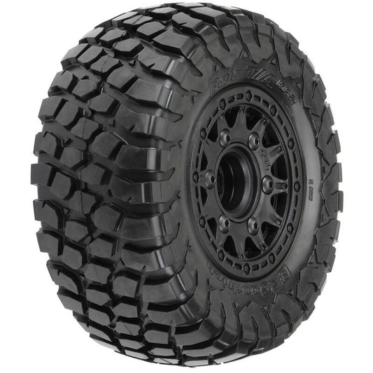 1/10 BFG KR2 M2 Front/Rear 2.2"/3.0" SC Mounted 12mm Black Raid (2) by Proline
