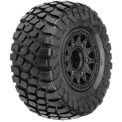 1/10 BFG KR2 M2 Front/Rear 2.2"/3.0" SC Mounted 12mm Black Raid (2) by Proline