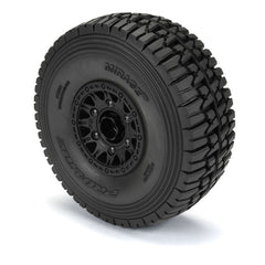 1/7 Mirage TT BELTED F/R Tires MTD 17mm Blk Raid (2): Mojave 6S, UDR by Proline