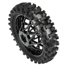 Dunlop Geomax MX33 V2 Bead CR4 Rear Tire MTD Bullyspoke Black: Promoto-MX by