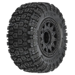 Aztek SC 2.2"/3.0" M2 (Medium) Tires Mounted on Raid Black 6x30 Removable Hex