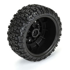 Aztek SC 2.2"/3.0" M2 (Medium) Tires Mounted on Raid Black 6x30 Removable Hex