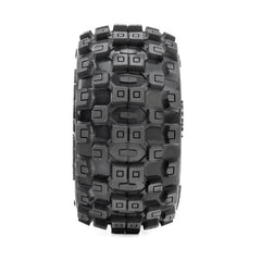 Badlands F/R Tires MTD 12mm Black Split Six (2) for ARRMA MINI KRATON