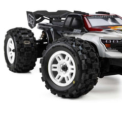 Badlands MX F/R MT Tires MTD 12mm White Split Six (2): ARRMA MINI KRATON by