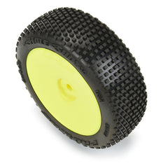 Hole Shot 3.0 Buggy Tires MTD Velocity Yellow Wheels for Arrma Typhon Grom by