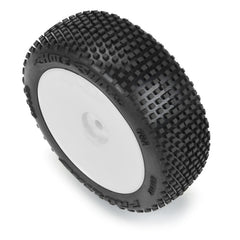 Hole Shot 3.0 Buggy Tires MTD Velocity White Wheels for Arrma Typhon Grom by