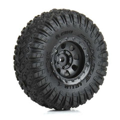 1/30 Aztek Front/Rear Mounted Black Clobber (4): Axial SCX30 by Proline