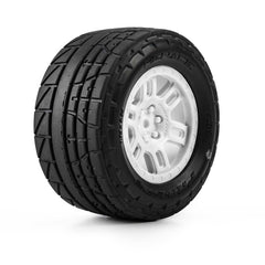 Menace F/R Street Tires MTD 12mm White Split Six (2): ARRMA MINI KRATON by
