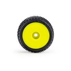 Prism F/R Carpet Tires Mounted 7mm Yellow (4): Losi Micro-T by Proline