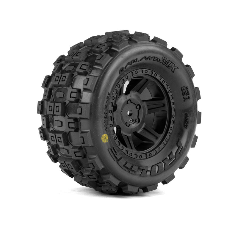 1/16 Badlands MX MTD Desperado 2.0 12mm Tires (2): Mini Maxx by Proline