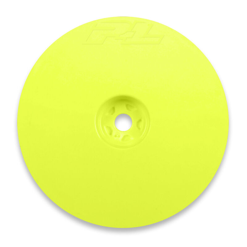 1/10 Velocity 2WD Front 2.2' 12mm Buggy Wheels (2) Yellow TLR 22X, AE, KYO by