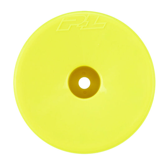 Velocity F/R 2.2" 12mm Stadium Truck Wheels (4) Yellow for TLR 22X-T, AE T6.4,