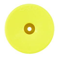 Velocity F/R 2.2" 12mm Stadium Truck Wheels (4) Yellow for TLR 22X-T, AE T6.4,