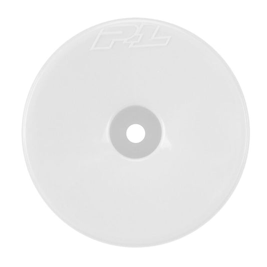 Velocity F/R 2.2" 12mm Stadium Truck Wheels (4) White for TLR 22X-T, AE T6.4,