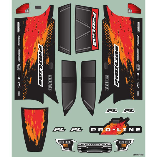 1/16 Pre-Cut Truck Body Tough Color Black: Traxxas Mini Maxx by Proline