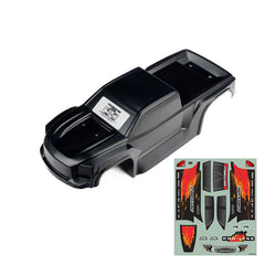 1/16 Pre-Cut Truck Body Tough Color Black: Traxxas Mini Maxx by Proline