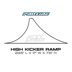 Proline High Kicker Ramp, Jump size is suited to 1/36 to 1/10 RC Cars